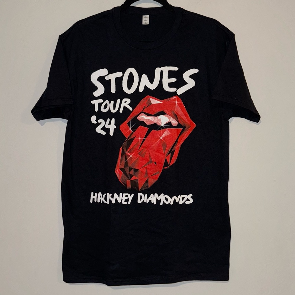 Rolling Stones Hackney Diamond Tour '24 Dateback Tee (Left Justified)